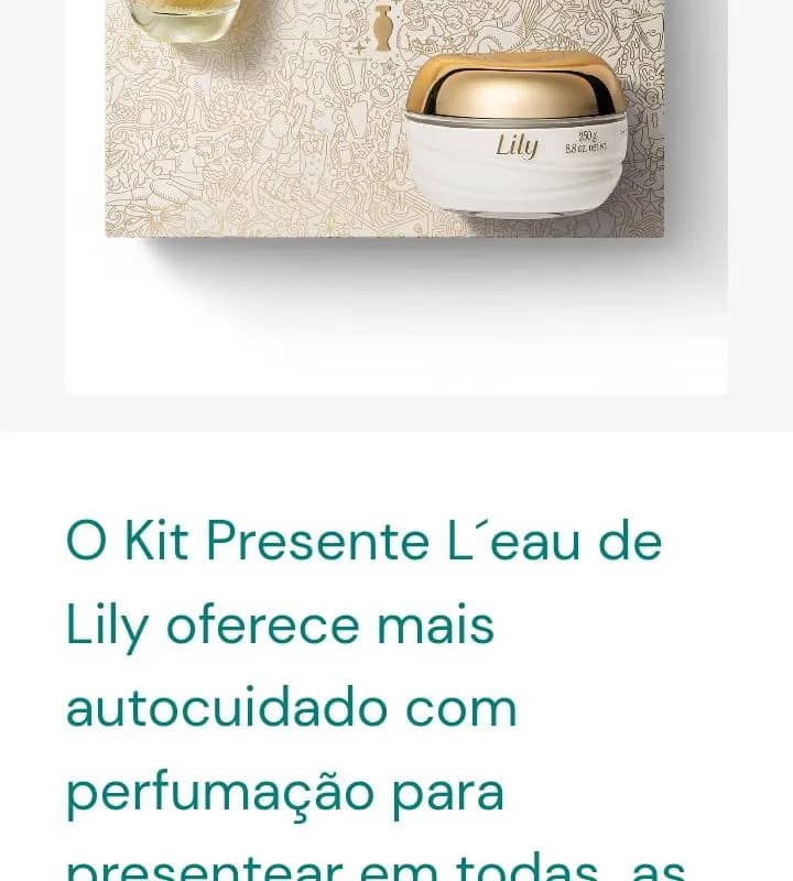 Imagem da campanha Kit Presente Lily