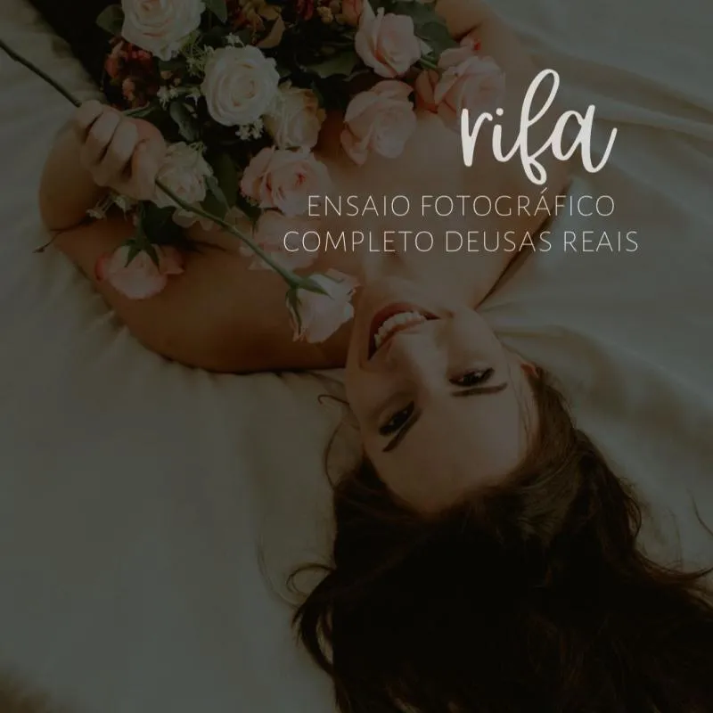 Imagem da campanha Rifa 2 Ensaios Fotográficos Completo Deusas Reais