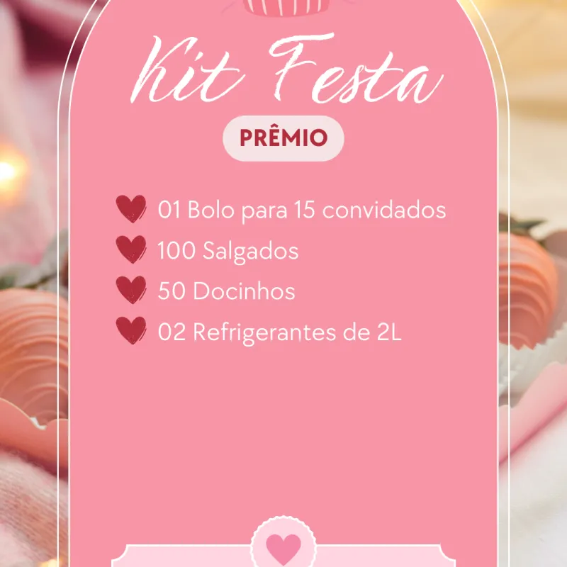 Imagem da campanha Ação Solidária - Ganhe um Kit Festa