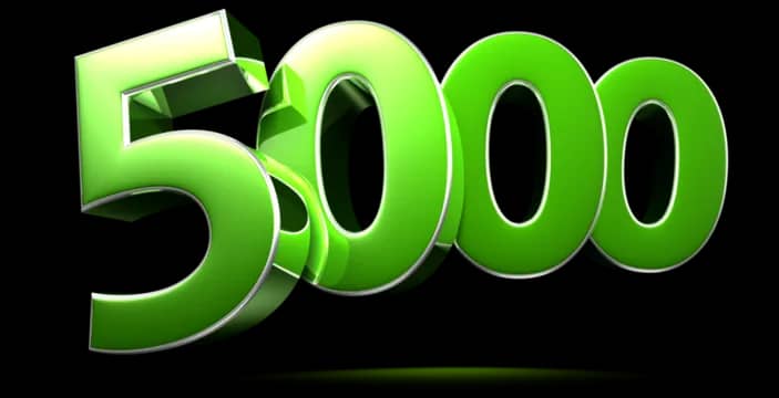 Imagem da campanha 5000 no Pix ou no pataco