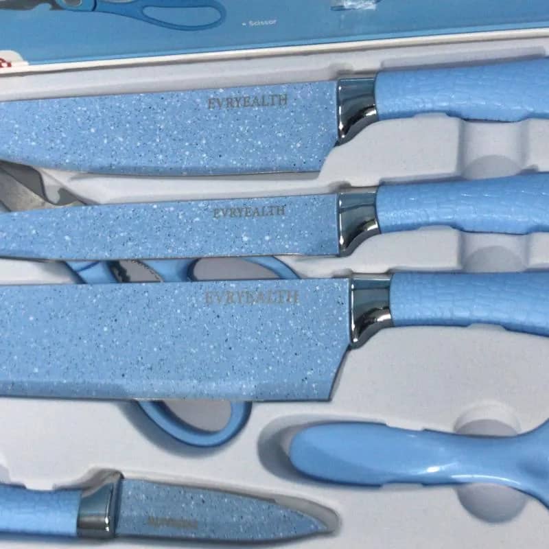 Imagem da campanha Kit de facas luxo azul