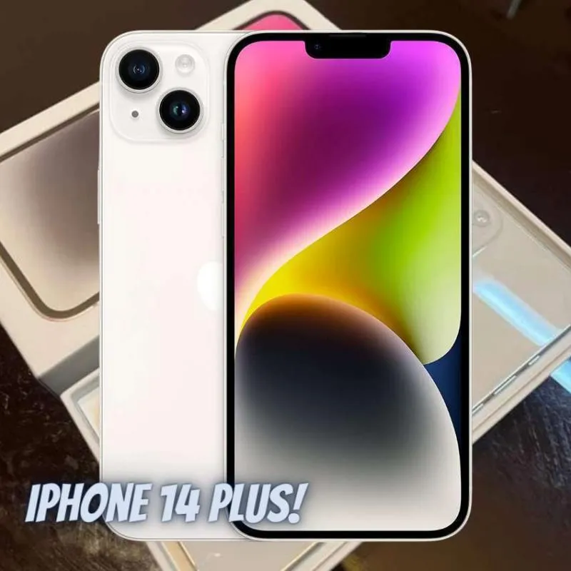 Imagem da campanha iPhone 14 plus 128gb