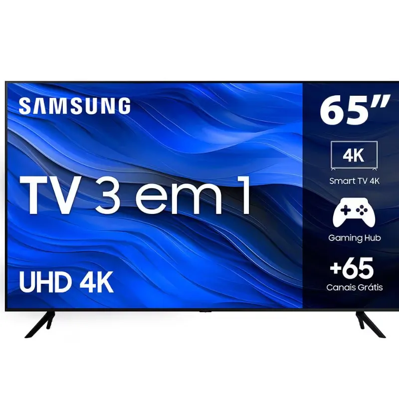 Imagem da campanha TV 65 Polegadas Samsung