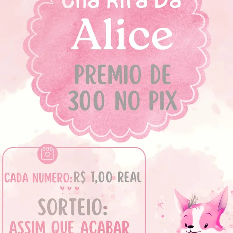 Imagem da campanha Rifa Da Alice