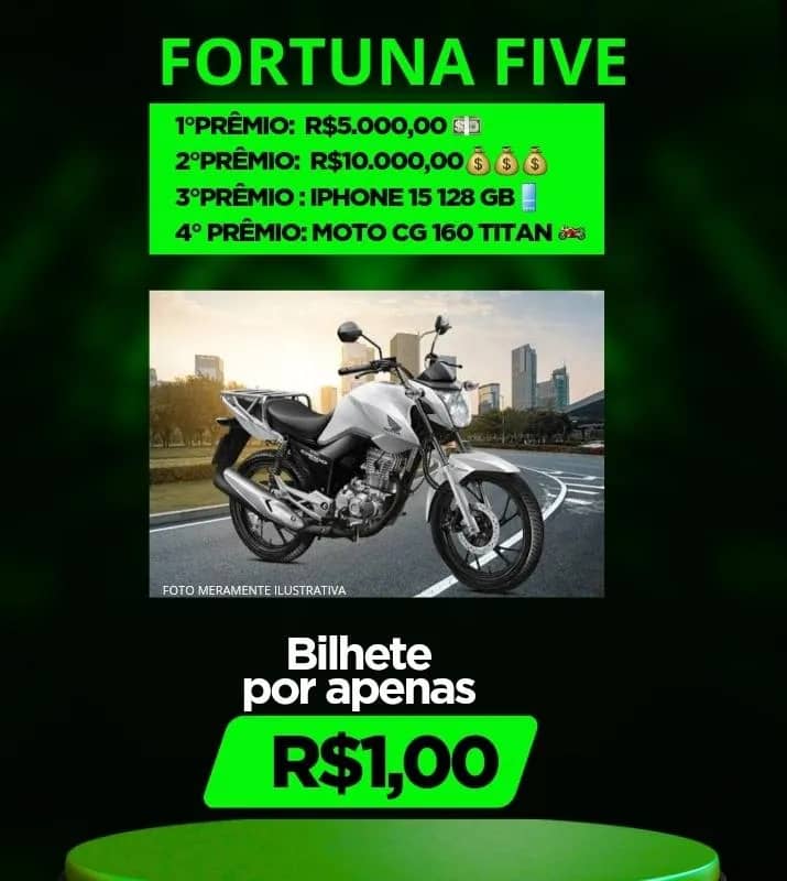 Imagem da campanha FORTUNA FIVE