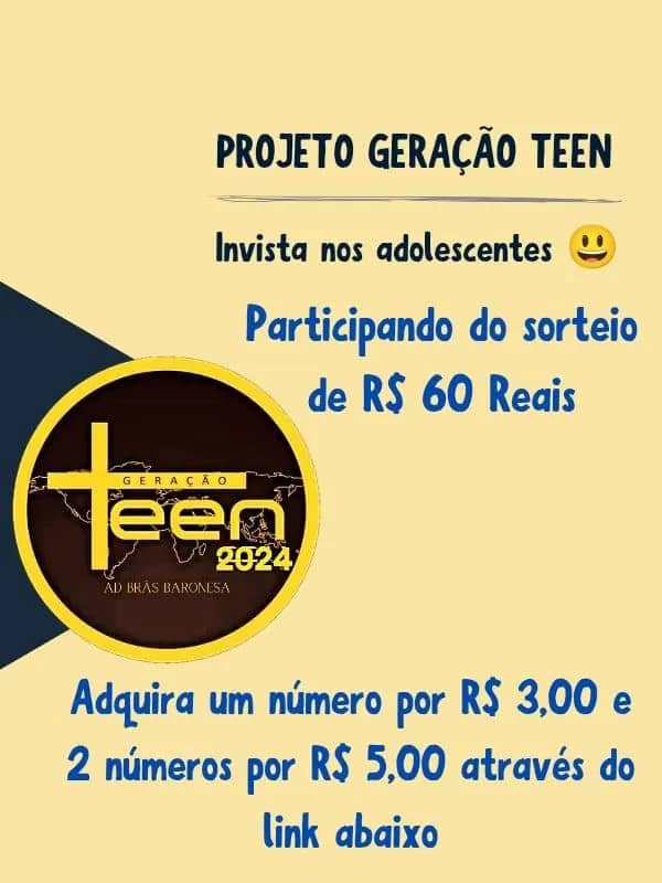 Imagem da campanha Geração Teen CB
