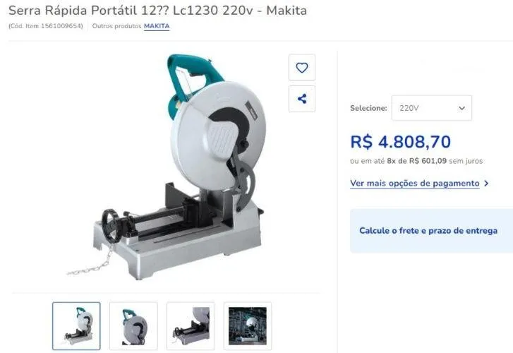 Imagem da campanha Makita LC1230