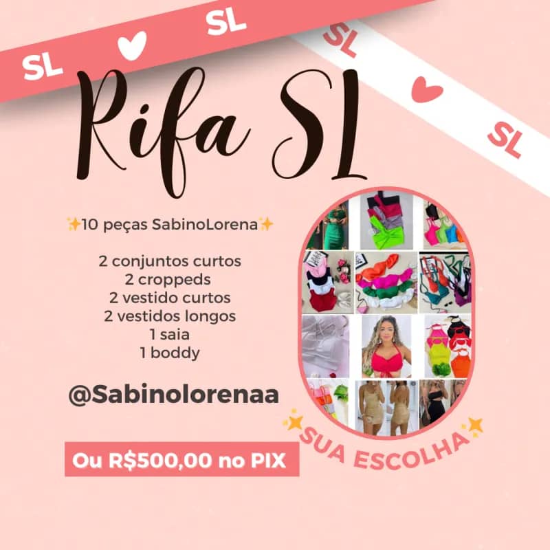 Imagem da campanha Rifa SabinoLorena