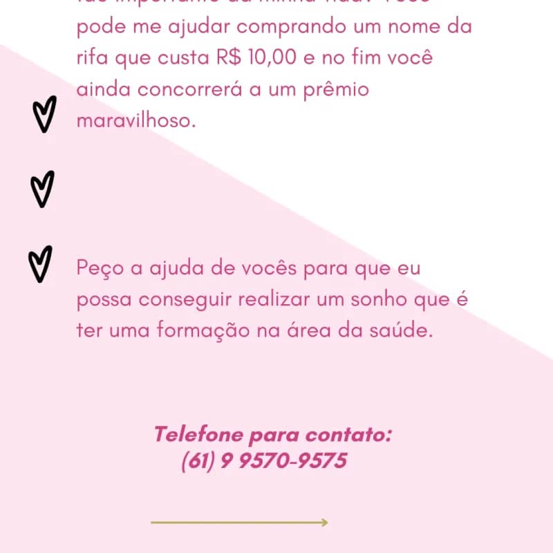 Imagem da campanha Rifa Da Lucélia