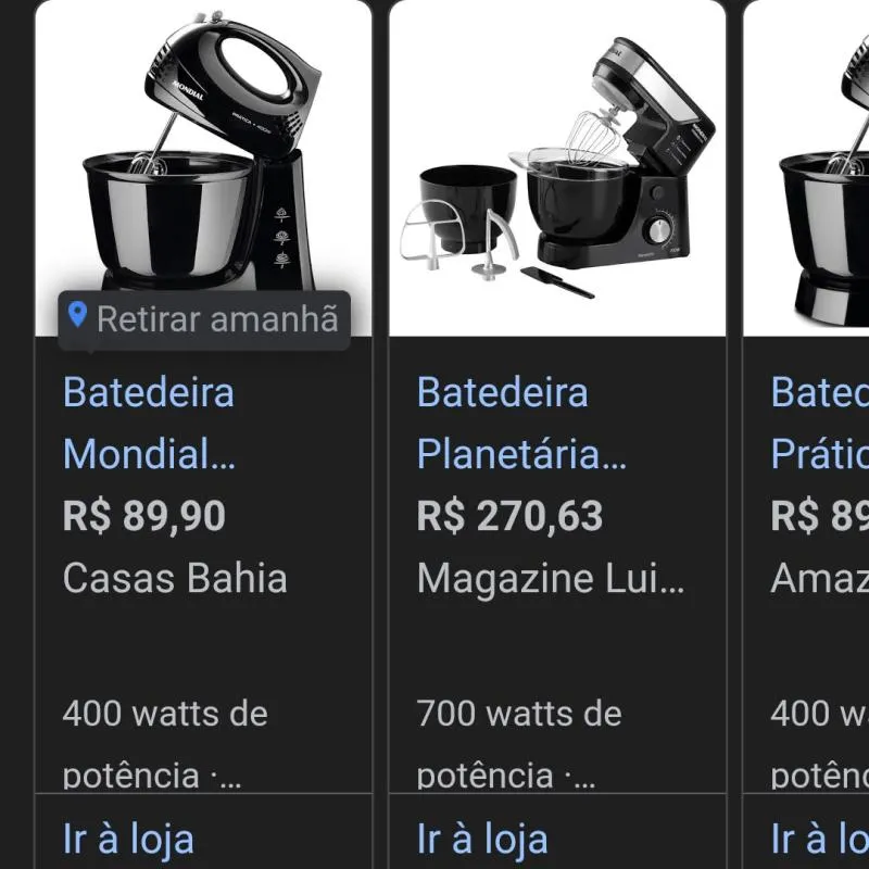 Imagem da campanha Batedeira Mondial dia das mães