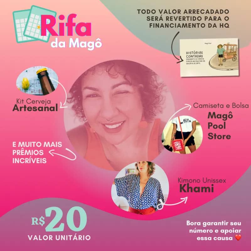 Imagem da campanha RIFA DA MAGÔ
