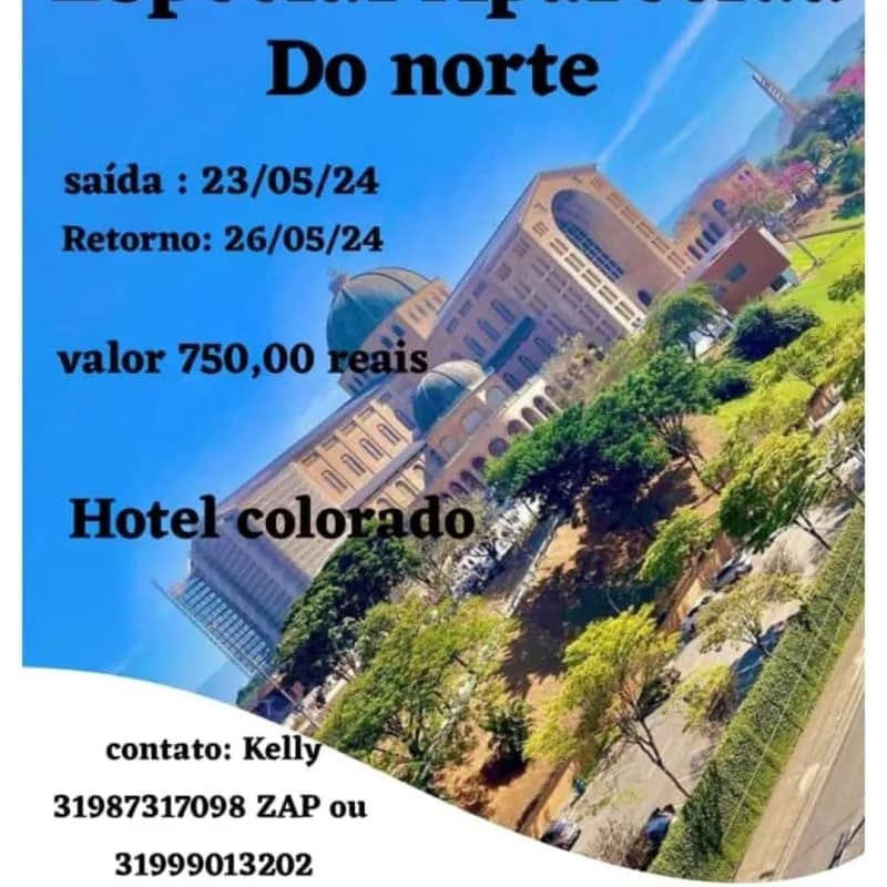 Imagem da campanha Viajem Aparecida