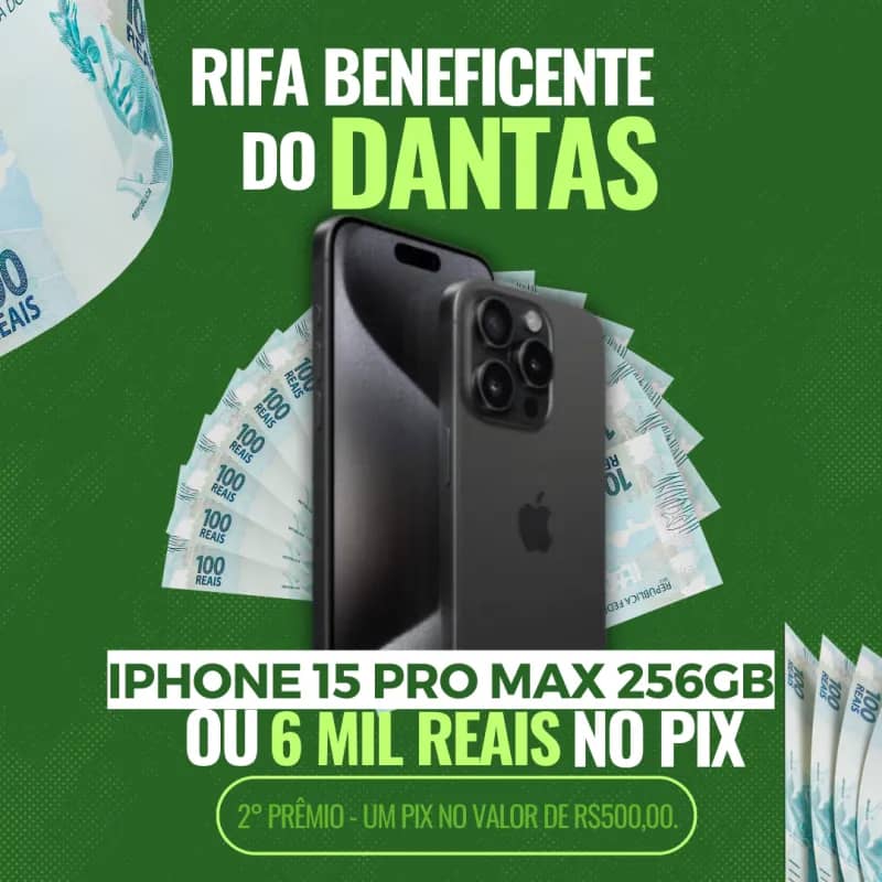 Imagem da campanha Rifa do Dantas
