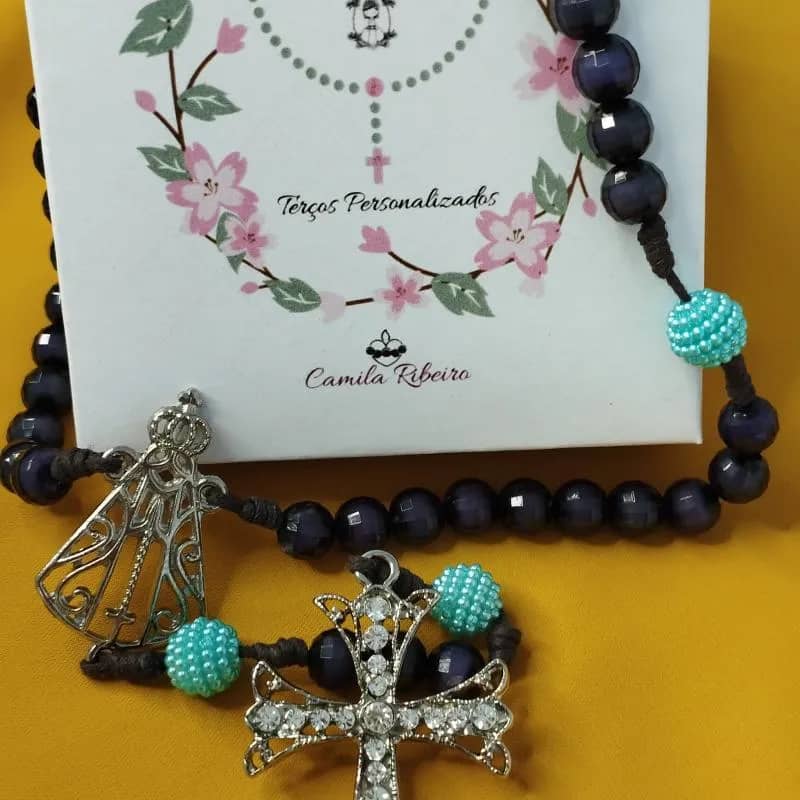 Imagem da campanha Rosário completo com Nossa Senhora do Perpétuo Socorro