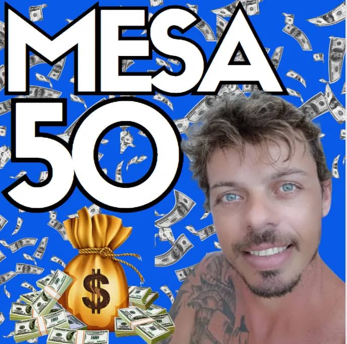 Imagem da campanha MESA50