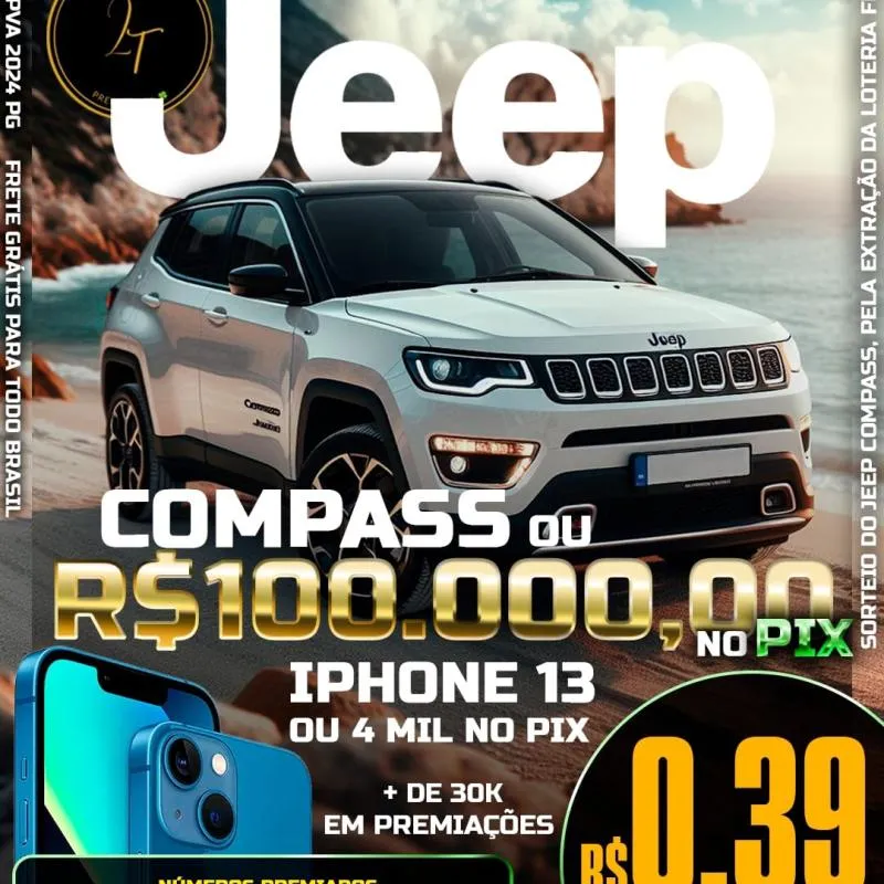 Imagem da campanha JEEP COMPASS 2020 OU 100mil NO PIX