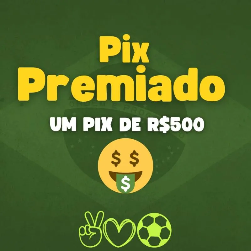 Imagem da campanha Pix Premiado de R$500,00 na sua conta
