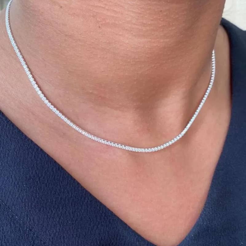 Imagem da campanha Colar Riviera em prata 925 + zircônias