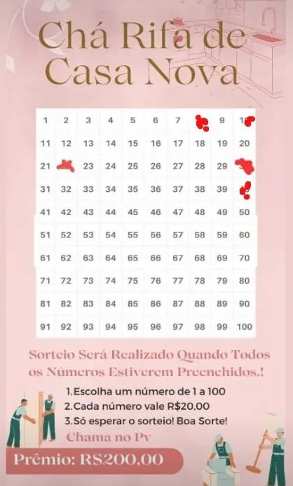 Imagem da campanha Chá Rifa de Casa Nova Da Brenda