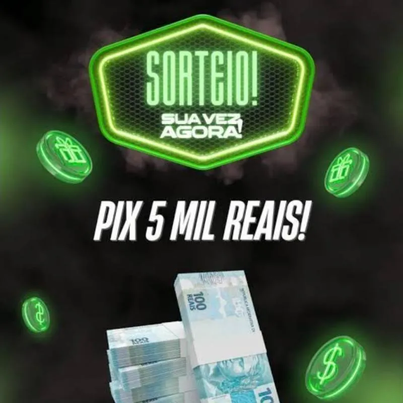 Imagem da campanha 5 M!L no pix por 0,5 centavinhos