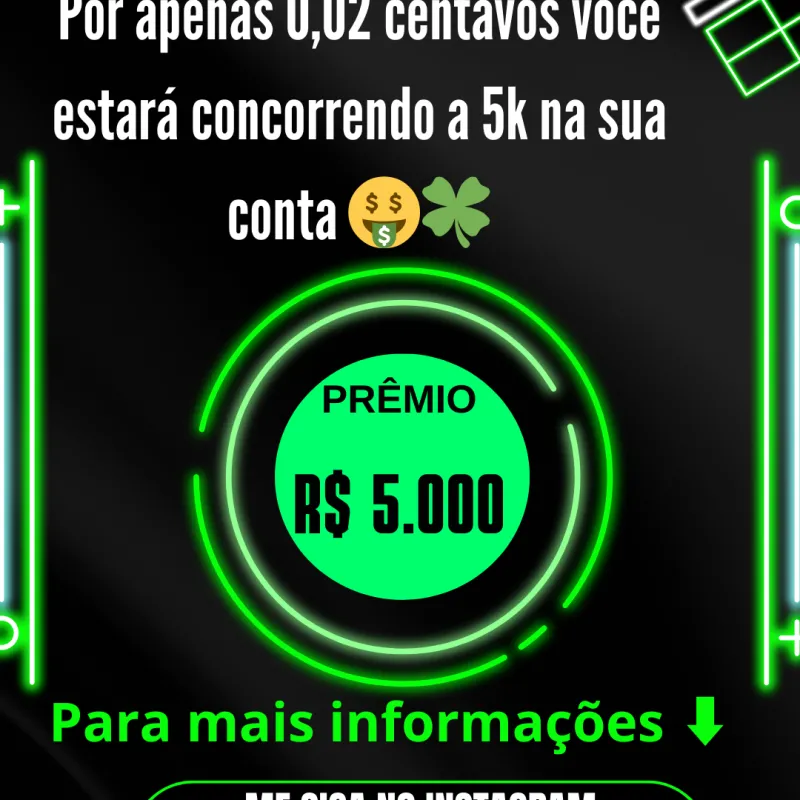 Imagem da campanha 5k na conta 💸