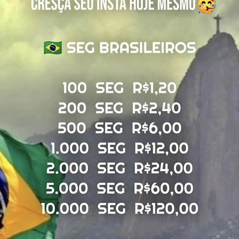 Imagem da campanha 20mil Seguidores por 0,02 centavos