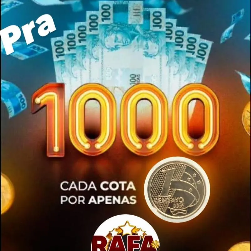 Imagem da campanha 0,01 centavos pra 1000,00 no pix