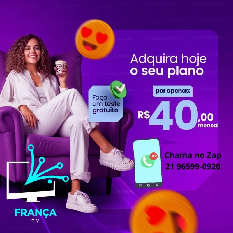 Imagem da campanha FrançaTv