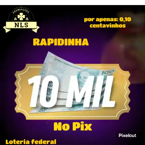 Imagem da campanha Rapidinha de 10 mil no pix