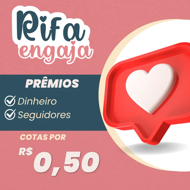 Imagem da campanha Rifa Engaja N Design