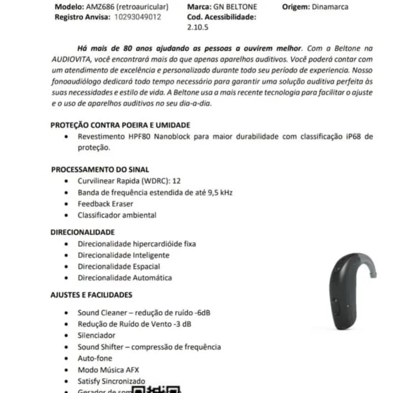 Imagem da campanha Compra de aparelho Auditivo para Helena