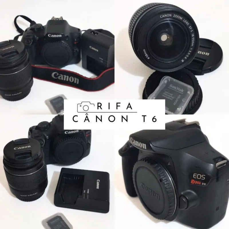 Imagem da campanha Canon T6