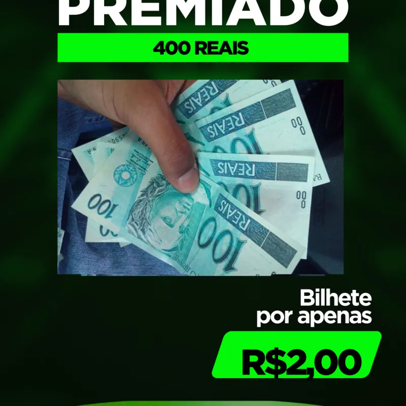 Imagem da campanha RS 400 em dinheiro ou Pix