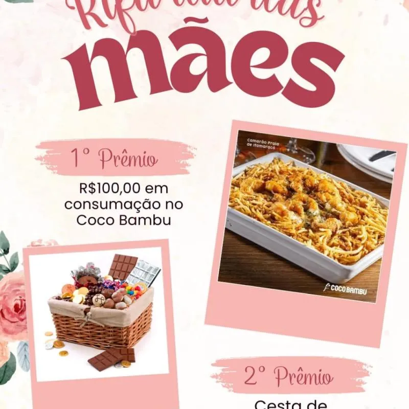 Imagem da campanha Rifa Especial Dia das Mães