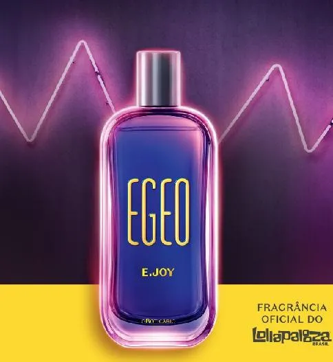 Imagem da campanha Perfume Egeo E.Joy