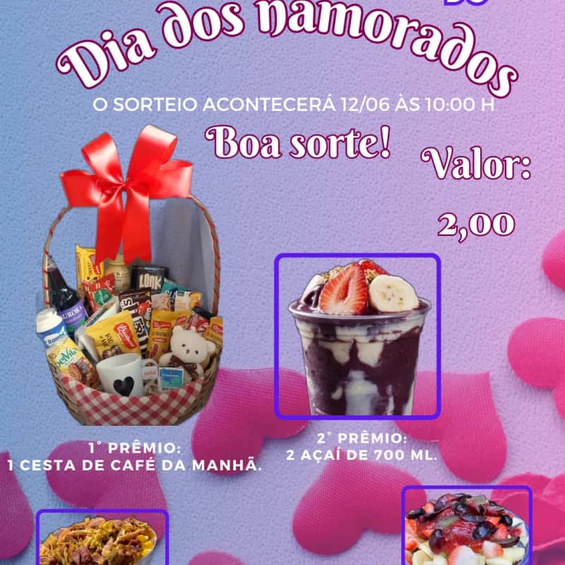 Imagem da campanha Sorteio do dia dos namorados