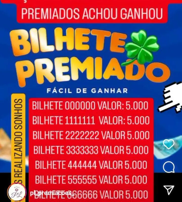 Imagem da campanha BILHETE PREMIADO