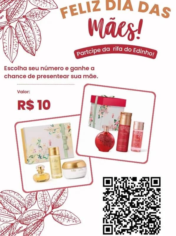 Imagem da campanha RIFA DO DIA DAS MÃES