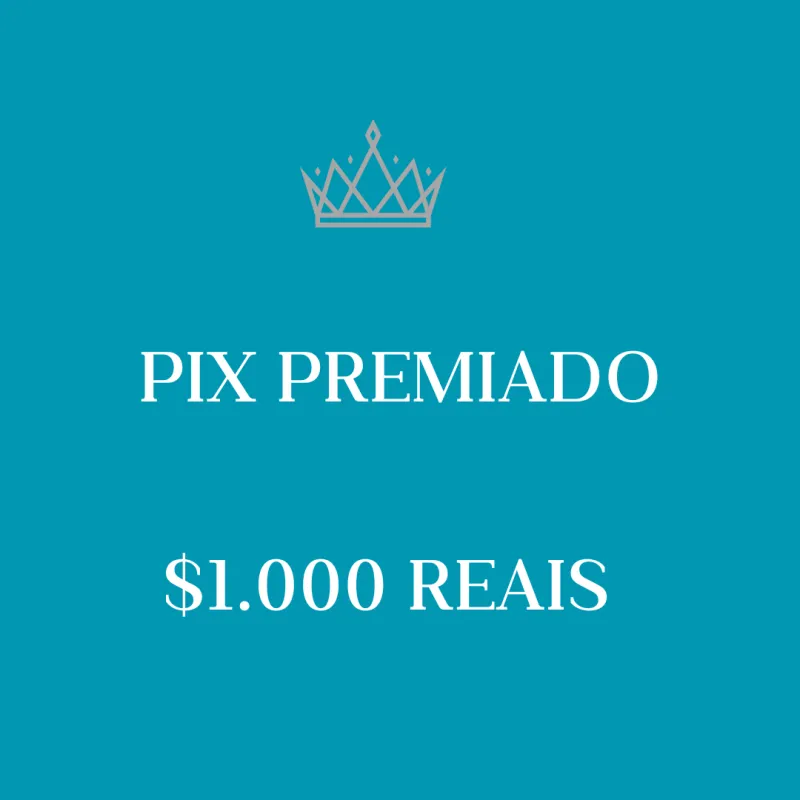 Imagem da campanha Pix premiado