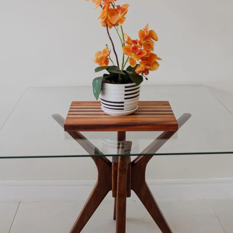 Imagem da campanha Rifa Pé de Mesa de Madeira com Tampo de vidro