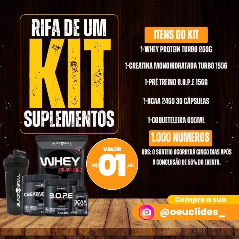Imagem da campanha KIT SUPLEMENTOS