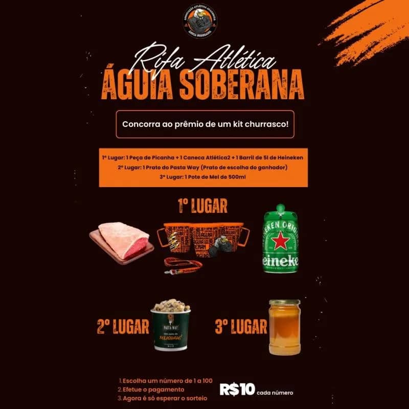 Imagem da campanha RIFA KIT CHURRASCO ÁGUIA SOBERANA
