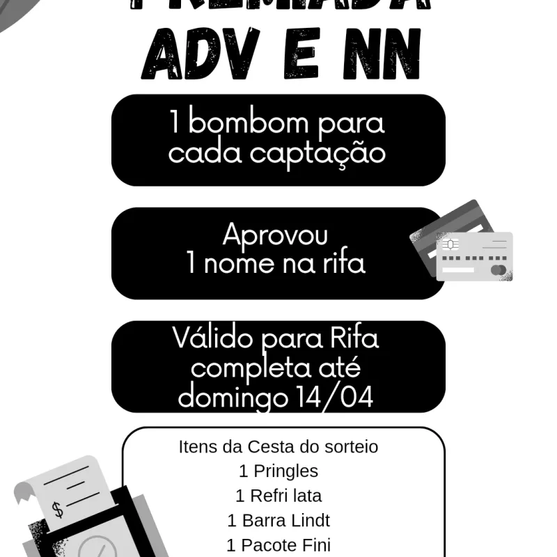 Imagem da campanha Rifa Premiada