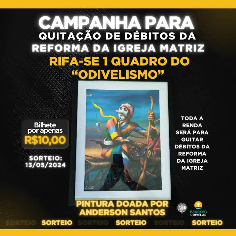 Imagem da campanha CAMPANHA PARA QUITAÇÃO DE DEBITOS DA REFORMA DA IGREJA MATRIZ