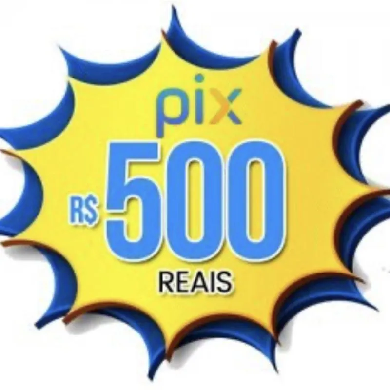 Imagem da campanha Prêmio de 500 reais no pix