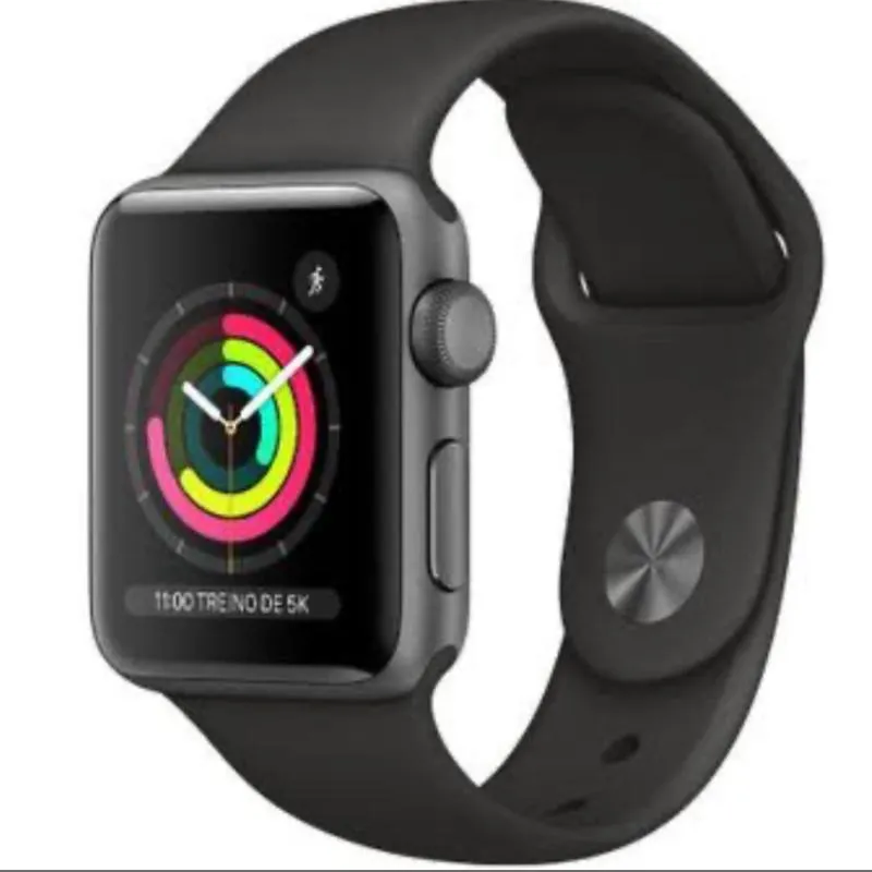Imagem da campanha Apple Watch séries 3 38mm space grey