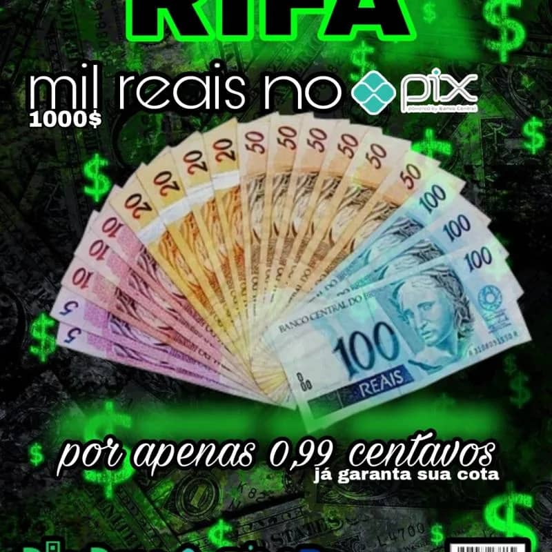 Imagem da campanha MIL REAIS NO PIX