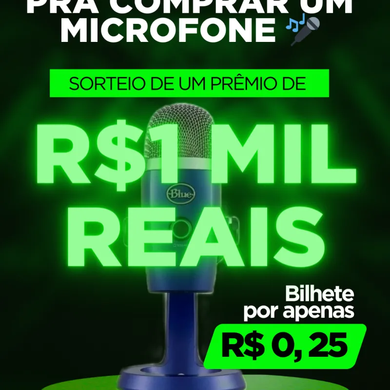 Imagem da campanha Um microfone top 🤝🏽🗿