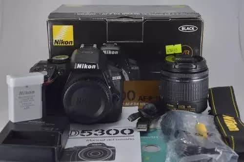 Imagem da campanha Câmera Profissional Nikon D5300 ou 1.000 reais no PIX