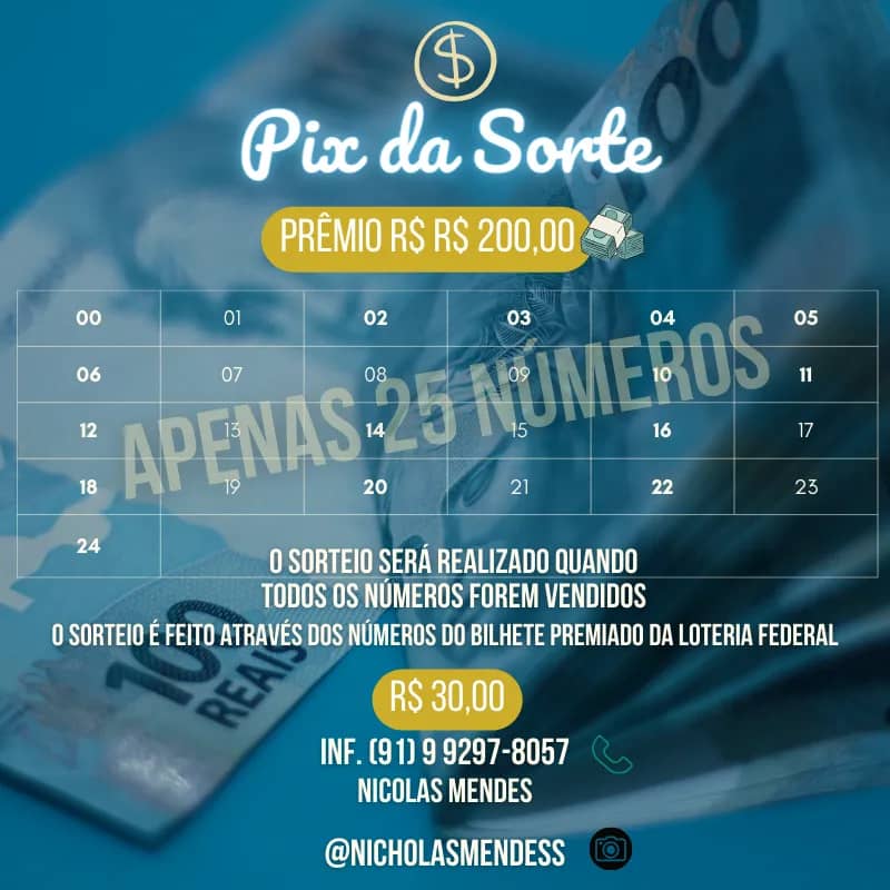 Imagem da campanha Pix da Sorte